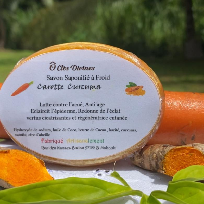 SAVON CAROTTE CURCUMA