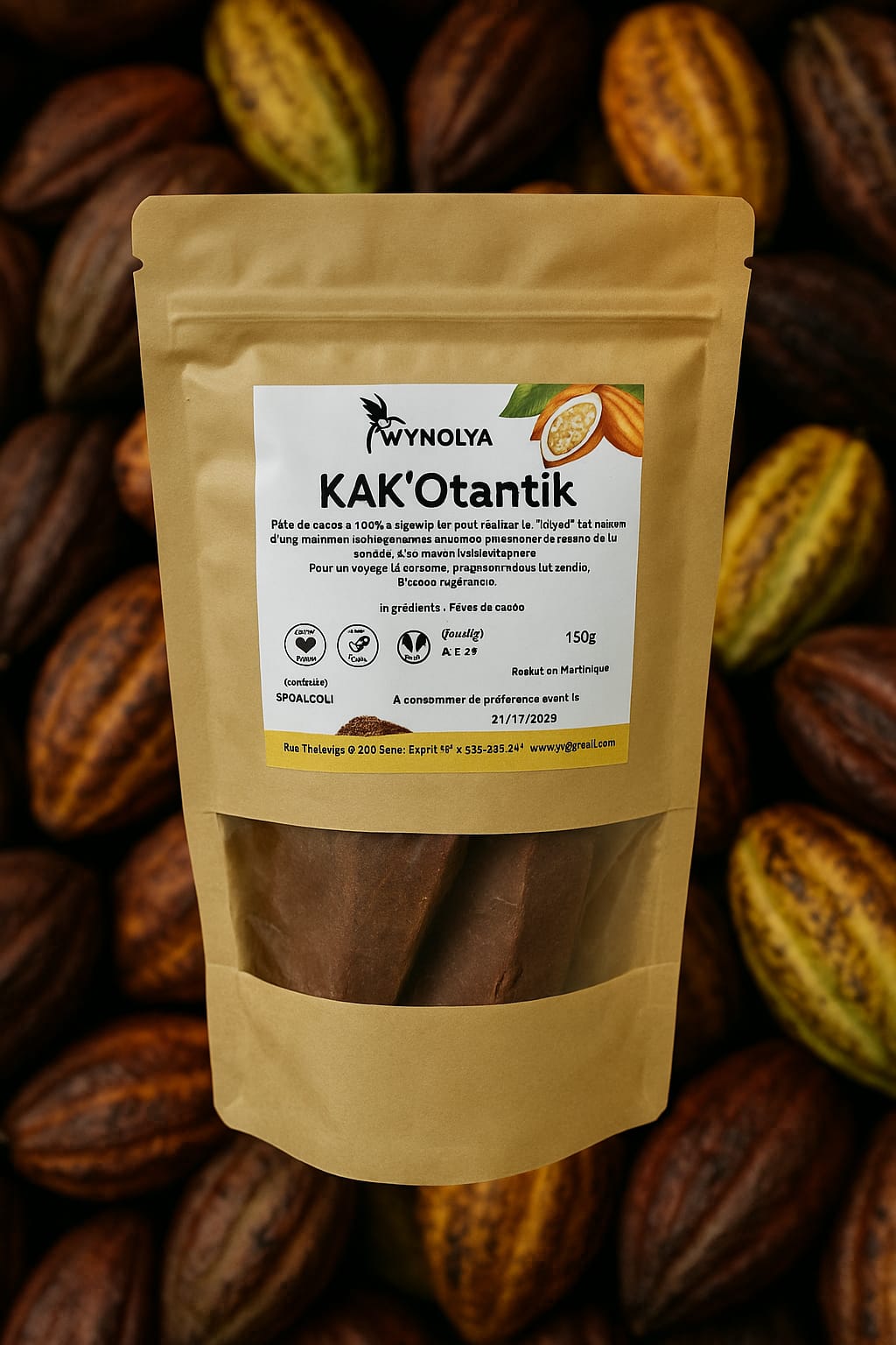 Pâte de Cacao KAK'Otantik