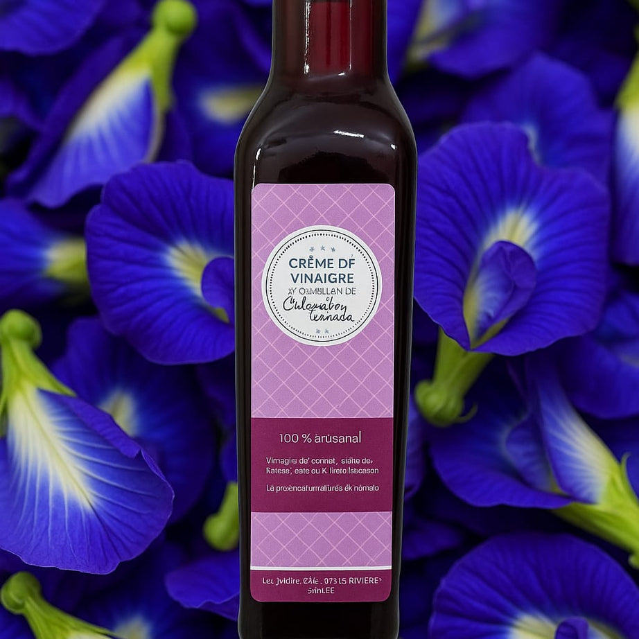 Crème de vinaigre Clitoria Basilic